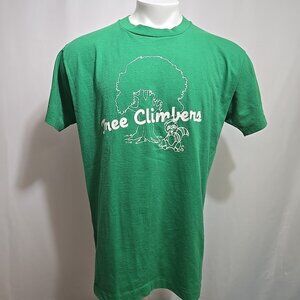 Vintage Tree Climbers CSB Single Stitch Tee Shirt Adult Size XL Canada Religious